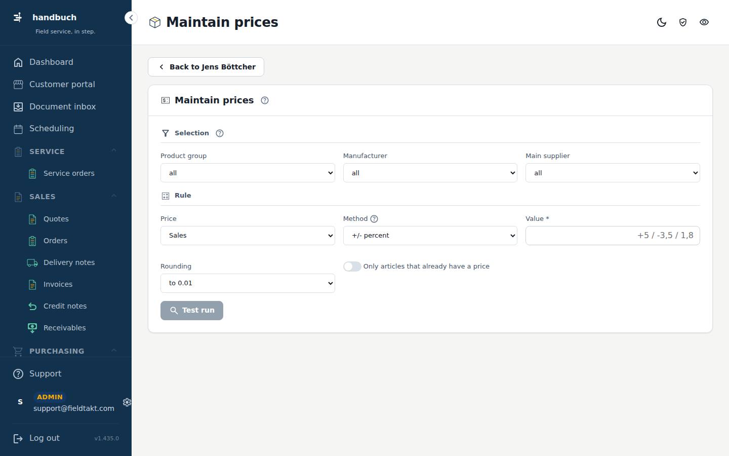 Maintain prices