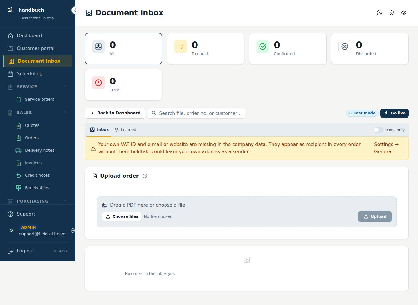 Document inbox