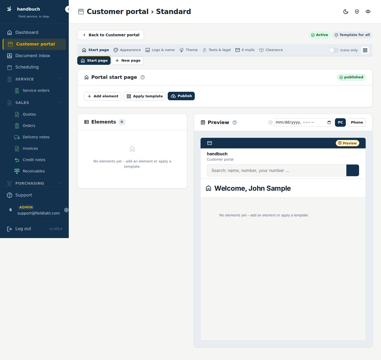 Record (Customer portal)
