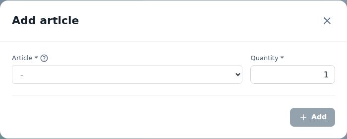 Add article