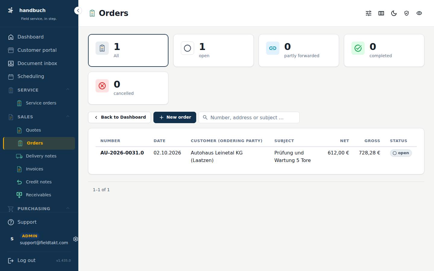 Orders