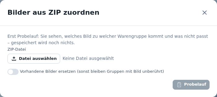 Bilder aus ZIP zuordnen