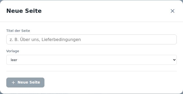 Neue Seite