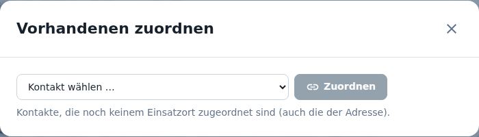 Vorhandenen zuordnen