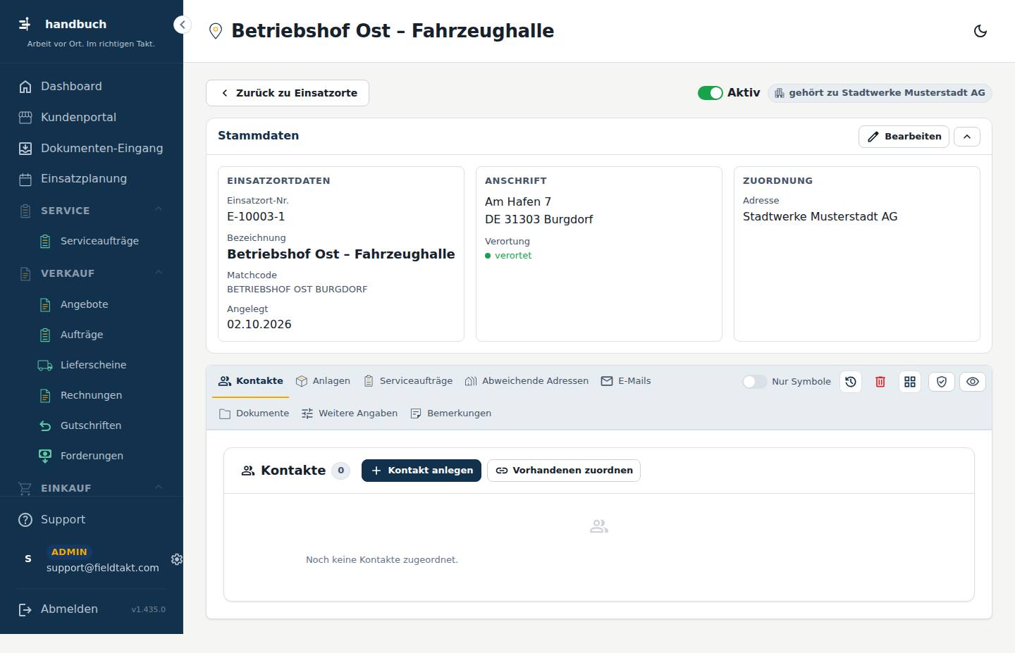 Akte (Einsatzorte)