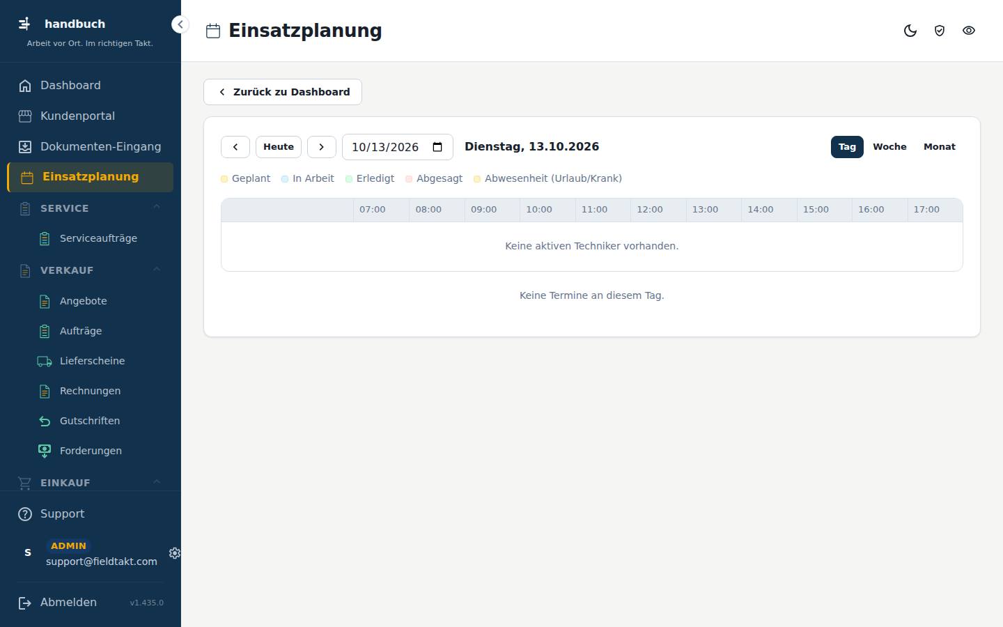 Einsatzplanung